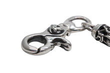 Load image into Gallery viewer, 極美品 CHROME HEARTS クロムハーツ ケルティックローラー 2クリップロング ウォレットチェーン 重量約266.5g 12リンク 中古 4b011709