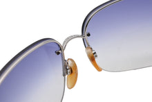 Load image into Gallery viewer, CHANEL シャネル リムレス サングラス アイウェア サイズ53◻︎16 120 ココマーク ブルー 美品 中古 4b011521