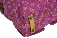 Load image into Gallery viewer, 新品同様 LOUIS VUITTON ルイヴィトン バギーPM ワンショルダーバッグ M95212 モノグラム デニム レザー ピンク 中古 4b011522