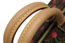 Load image into Gallery viewer, 極美品 LOUIS VUITTON ルイヴィトン スピーディ25 ハンドバッグ M95009 モノグラム チェリー ブラウン 村上隆 中古 4b011429