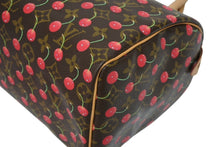 Load image into Gallery viewer, 極美品 LOUIS VUITTON ルイヴィトン スピーディ25 ハンドバッグ M95009 モノグラム チェリー ブラウン 村上隆 中古 4b011429