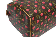 Load image into Gallery viewer, 極美品 LOUIS VUITTON ルイヴィトン スピーディ25 ハンドバッグ M95009 モノグラム チェリー ブラウン 村上隆 中古 4b011429
