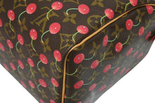 Load image into Gallery viewer, 極美品 LOUIS VUITTON ルイヴィトン スピーディ25 ハンドバッグ M95009 モノグラム チェリー ブラウン 村上隆 中古 4b011429