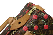 Load image into Gallery viewer, 極美品 LOUIS VUITTON ルイヴィトン スピーディ25 ハンドバッグ M95009 モノグラム チェリー ブラウン 村上隆 中古 4b011429