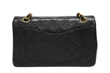 Load image into Gallery viewer, 極美品 CHANEL シャネル マトラッセ23 Wフラップ Wチェーンショルダーバッグ 1番台 ラムスキン ココマーク ブラック 中古 4b011437