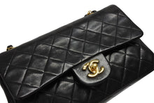 Load image into Gallery viewer, 極美品 CHANEL シャネル マトラッセ23 Wフラップ Wチェーンショルダーバッグ 1番台 ラムスキン ココマーク ブラック 中古 4b011437