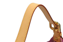 Load image into Gallery viewer, 新品同様 LOUIS VUITTON ルイヴィトン バギーPM ワンショルダーバッグ M95212 モノグラム デニム レザー ピンク 中古 4b011522