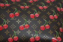 Load image into Gallery viewer, 新品同様 LOUIS VUITTON ルイヴィトン TM 村上隆 ネヴァーフルMM トートバッグ M13263 モノグラムチェリー ブラウン 中古 4b011433