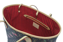 Load image into Gallery viewer, 新品同様 LOUIS VUITTON ルイヴィトン TM 村上隆 ネヴァーフルMM トートバッグ M13263 モノグラムチェリー ブラウン 中古 4b011433