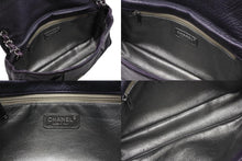 Load image into Gallery viewer, CHANEL シャネル マトラッセ ココマーク シワ加工 ショルダーバッグ 12番台 レザー パープル シルバー金具 美品 中古 4b011546