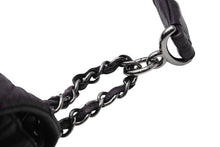 Load image into Gallery viewer, CHANEL シャネル マトラッセ ココマーク シワ加工 ショルダーバッグ 12番台 レザー パープル シルバー金具 美品 中古 4b011546