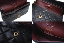 画像をギャラリービューアに読み込む, CHANEL シャネル マトラッセ23 Wフラップ Wチェーンショルダーバッグ 2番台 ココマーク ラムスキン ゴールド金具 美品 中古 4b011355