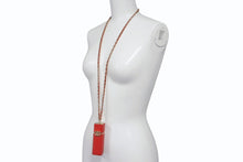 Load image into Gallery viewer, 極美品 CHANEL シャネル リップスティックケース AP2192 31番台 ココマーク カーフスキン レッド ゴールド金具 中古 4b011580