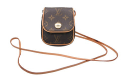 LOUIS VUITTON ルイヴィトン ポシェット カンクーン ショルダーポーチ ショルダーバッグ M60018 モノグラム ゴールド金具 美品 中古 4b011602
