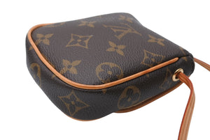 LOUIS VUITTON ルイヴィトン ポシェット カンクーン ショルダーポーチ ショルダーバッグ M60018 モノグラム ゴールド金具 美品 中古 4b011602