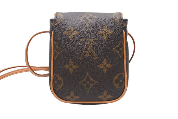 LOUIS VUITTON ルイヴィトン ポシェット カンクーン ショルダーポーチ ショルダーバッグ M60018 モノグラム ゴールド金具 美品 中古 4b011602