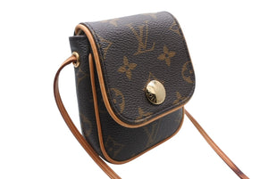 LOUIS VUITTON ルイヴィトン ポシェット カンクーン ショルダーポーチ ショルダーバッグ M60018 モノグラム ゴールド金具 美品 中古 4b011602