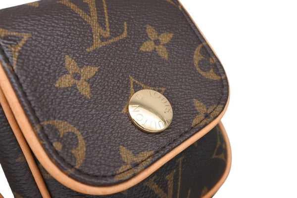LOUIS VUITTON ルイヴィトン ポシェット カンクーン ショルダーポーチ ショルダーバッグ M60018 モノグラム ゴールド金具 美品 中古 4b011602