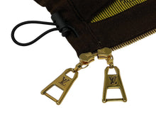 Load image into Gallery viewer, 極美品 LOUIS VUITTON ルイヴィトン 20AW モノグラム ジップアップ パーカー ブラウン イエロー ウール コットン シルク M RW202W XZS FJKC14 中古 4b011786