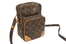 Load image into Gallery viewer, LOUIS VUITTON ルイヴィトン アマゾン ショルダーバッグ M45236 モノグラム PVC レザー ブラウン 美品 中古 4b011865