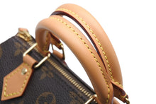 Load image into Gallery viewer, 新品未使用 LOUIS VUITTON ルイヴィトン ナノ スピーディ 2WAYバッグ M82624 モノグラム ヴィヴィエンヌ ブラウン 村上隆 中古 4b011637