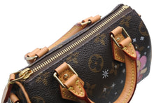 Load image into Gallery viewer, 新品未使用 LOUIS VUITTON ルイヴィトン ナノ スピーディ 2WAYバッグ M82624 モノグラム ヴィヴィエンヌ ブラウン 村上隆 中古 4b011637