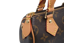 Load image into Gallery viewer, 新品未使用 LOUIS VUITTON ルイヴィトン ナノ スピーディ 2WAYバッグ M82624 モノグラム ヴィヴィエンヌ ブラウン 村上隆 中古 4b011637