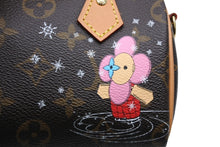 Load image into Gallery viewer, 新品未使用 LOUIS VUITTON ルイヴィトン ナノ スピーディ 2WAYバッグ M82624 モノグラム ヴィヴィエンヌ ブラウン 村上隆 中古 4b011637