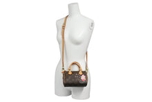 Load image into Gallery viewer, 新品未使用 LOUIS VUITTON ルイヴィトン ナノ スピーディ 2WAYバッグ M82624 モノグラム ヴィヴィエンヌ ブラウン 村上隆 中古 4b011637