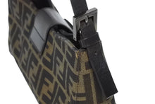 Load image into Gallery viewer, FENDI フェンディ マンマバケット ワンショルダーバッグ 8BR017 ズッカ柄 キャンバス レザー ブラウン 美品 中古 4b011364