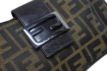Load image into Gallery viewer, FENDI フェンディ マンマバケット ワンショルダーバッグ 8BR017 ズッカ柄 キャンバス レザー ブラウン 美品 中古 4b011364