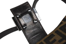 Load image into Gallery viewer, FENDI フェンディ マンマバケット ワンショルダーバッグ 8BR017 ズッカ柄 キャンバス レザー ブラウン 美品 中古 4b011364