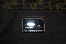 Load image into Gallery viewer, FENDI フェンディ マンマバケット ワンショルダーバッグ 8BR017 ズッカ柄 キャンバス レザー ブラウン 美品 中古 4b011364