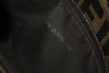 Load image into Gallery viewer, FENDI フェンディ マンマバケット ワンショルダーバッグ 8BR017 ズッカ柄 キャンバス レザー ブラウン 美品 中古 4b011364