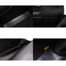 Load image into Gallery viewer, CHANEL シャネル マトラッセ25 Wフラップ Wチェーンショルダーバッグ AO1112 13番台 キャビアスキン シルバー金具 美品 中古 4b011651
