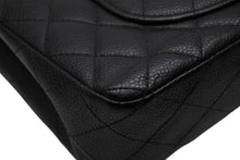 Load image into Gallery viewer, CHANEL シャネル マトラッセ25 Wフラップ Wチェーンショルダーバッグ AO1112 11番台 キャビアスキン シルバー金具 美品 中古 4b011650