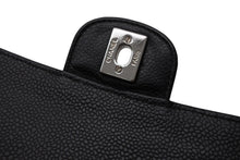 Load image into Gallery viewer, CHANEL シャネル マトラッセ25 Wフラップ Wチェーンショルダーバッグ AO1112 11番台 キャビアスキン シルバー金具 美品 中古 4b011650