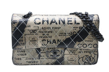 Load image into Gallery viewer, CHANEL シャネル マトラッセ25 Wフラップ Wチェーンショルダーバッグ A01112 21番台 ニュースペーパー ココマーク ラムスキン 美品 中古 4b011652