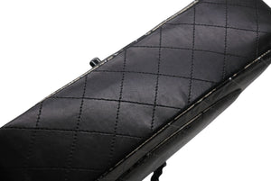 CHANEL シャネル マトラッセ25 Wフラップ Wチェーンショルダーバッグ A01112 21番台 ニュースペーパー ココマーク ラムスキン 美品 中古 4b011652