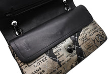 Load image into Gallery viewer, CHANEL シャネル マトラッセ25 Wフラップ Wチェーンショルダーバッグ A01112 21番台 ニュースペーパー ココマーク ラムスキン 美品 中古 4b011652