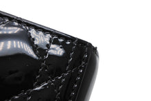 Load image into Gallery viewer, 極美品 Christian Dior クリスチャンディオール レディディオール ラージ カナージュ 2WAY ハンドバッグ 16-BO-0161 ブラック パテントレザー エナメル ゴールド金具 中古 4b011376