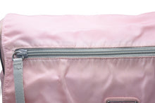 Load image into Gallery viewer, PRADA プラダ トライアングルロゴ ショルダーバッグ イタリア製 ナイロン パテントレザー ピンク シルバー金具 美品 中古 4b011680