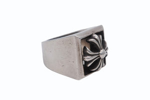 CHROME HEARTS クロムハーツ CHプラス レターブロック リング 15号 重量約30.5g シルバ−925 美品 中古 4b011722