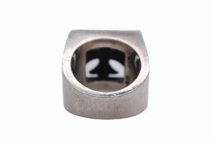 CHROME HEARTS クロムハーツ CHプラス レターブロック リング 15号 重量約30.5g シルバ−925 美品 中古 4b011722
