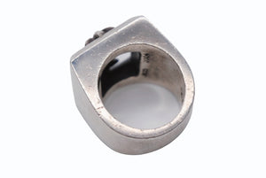 CHROME HEARTS クロムハーツ CHプラス レターブロック リング 15号 重量約30.5g シルバ−925 美品 中古 4b011722