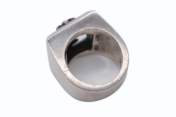 CHROME HEARTS クロムハーツ CHプラス レターブロック リング 15号 重量約30.5g シルバ−925 美品 中古 4b011722