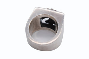 CHROME HEARTS クロムハーツ CHプラス レターブロック リング 15号 重量約30.5g シルバ−925 美品 中古 4b011722