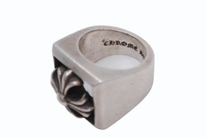 CHROME HEARTS クロムハーツ CHプラス レターブロック リング 15号 重量約30.5g シルバ−925 美品 中古 4b011722