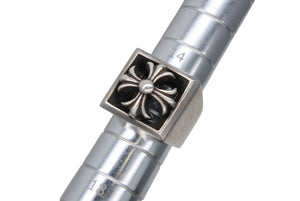 CHROME HEARTS クロムハーツ CHプラス レターブロック リング 15号 重量約30.5g シルバ−925 美品 中古 4b011722
