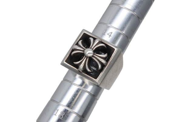 CHROME HEARTS クロムハーツ CHプラス レターブロック リング 15号 重量約30.5g シルバ−925 美品 中古 4b011722